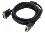 Cable | DVI-D (24+1) socket,DVI-D (24+1) plug | single link