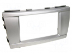 Radio frame | Toyota | 2 DIN | silver