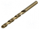 Drill set | for metal | &Oslash;: 8.5mm | L: 117mm | Working part len: 75mm