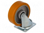 Transport wheel | &Oslash;: 125mm | W: 38mm | H: 155mm | torsional | 250kg