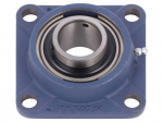 Bearing: bearing unit Y | with square flange | 35mm | bearing steel