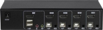 Inter-Tech KVM Switch AS-41HA HDMI, KVM switch