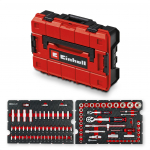 Einhell-KWB E-Case workshop tool case, 92 pieces (black/red)
