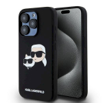 Karl Lagerfeld KLHMP15LSKCHPPLK iPhone 15 Pro 6.1" black hardcase Silicone Karl & Choupette Ma