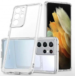 Fusion Precise Case 2mm izturīgs silikona aizsargapvalks Samsung S908 Galaxy S22 Ultra caurspīdīgs