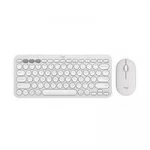 LOGITECH Pebble 2 Bluetooth Keyboard Combo - TONAL WHITE - US INT'L