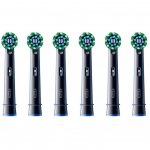 Oral-B Oral-B Pro Cross Action Brush Heads 6-Pack Black