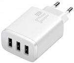 Charger Baseus Compact Charger 3U White 17W