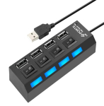 M&auml;nguala | PC | Konsoolid | Tarvikud // M&auml;nguasjad ja m&auml;ngud lastele // AK228A Hub 4xusb aktywny z wyłącznikami