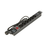 Pistikupesa 6 Schuko pistikupesaga PD-6/R-USB