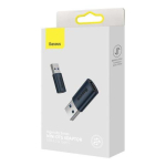 Baseus Adapter USB-A 3.1 pistikust Type-C emaseks Mini OTG sinine (ZJJQ000103)