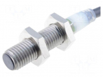 Sensor: inductive | Output conf: 2-wire NO | 0&divide;2mm | 12&divide;24VDC | M8