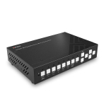 LINDY 5-pordiline KVM-l&uuml;liti sujuva mitmevaatega 4HDMI 1USB Type C
