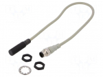 Sensor: inductive | Output conf: 2-wire NO | 2mm | 12&divide;24VDC | M12 | IP67