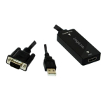 Logilink VGA konverter koos heliga HDMI &uuml;hilduv k&otilde;rge kiirusega