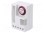 Sensor: hygrostat | Contacts: SPDT | 8A | Uoper.max: 250VAC | IP20