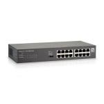 LevelOne l&uuml;liti 16xGE +4-režiimi DIP 19" 1Gbps