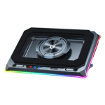 Jahutusalune Conceptronic USB-C s&uuml;learvutile + telefonihoidja, RGB, 12V