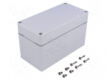 Enclosure: multipurpose | X: 80mm | Y: 160mm | Z: 95mm | EURONORD | ABS