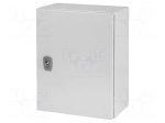 Enclosure: multipurpose | X: 300mm | Y: 400mm | Z: 200mm | CS | steel | grey