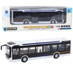 M&auml;nguala | PC | Konsoolid | Tarvikud // M&auml;nguasjad ja m&auml;ngud lastele // Autobus Metalowy Miejski Światła Dźwięk 1:42 Biały