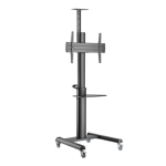 Gembird TVS-70T-02 TV Floor Stand with Caster Wheels / black