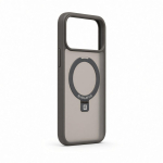 Back panel cover Evelatus Apple iPhone 18 Pro Shield Case With MagSafe & Stand Matte Ring Smoke Grey