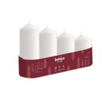 For interior bolsius Candle cylinder 4 pcs. diam.120, 100, 80, 60x48mm white