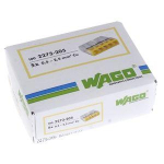 Converter wago 2273-205 PUSH WIRE&reg; Splicing Connector, 5-Conductor, 0.5&ndash;2.5 mm&sup2;, 100 pcs Transparent