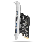 Other Computer Accessory Axagon  AXAGON PCEU-430RS PCIe card - 4x USB 5Gbps port  SATA power  Renesas PD720201  SP