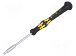 Screwdriver | hex socket | precision | ESD | Blade length: 60mm
