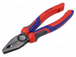 Pliers | universal | 180mm | for bending, gripping and cutting