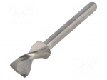 Drill bit | PCB | &Oslash;: 5.95mm | L: 38.2mm | 1/8" (3,175mm)