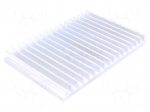 Heatsink: extruded | grilled | L: 100mm | W: 150mm | H: 15mm | 2.1K/W