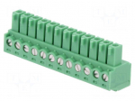 Pluggable terminal block | 3.81mm | ways: 12 | straight | plug | female
