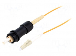 Connector: fiber optic | patchcord | PIN: 1 | bayonet | Buccaneer 4000