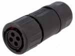 Connector: circular | Series: eco|mate Aquarius | plug | female | 500V