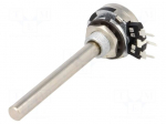 Potentiometer: shaft | single turn | 2.5k&Omega; | 200mW | THT | 6mm | metal