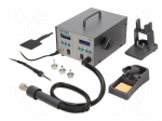 Service station | digital | 90W | 50&divide;500&deg;C | Display: LCD x2 | ESD