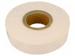 Tape: heat transfer | W: 50mm | L: 15m | Thk: 1.5mm | 3W/mK | white | 1T&Omega;m