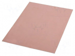 Laminate | FR4 | 1.5mm | L: 420mm | W: 297mm | Coating: copper
