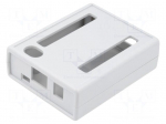 Enclosure: for computer | BEAGLEBONE | ABS | grey | X: 77mm | Y: 95mm