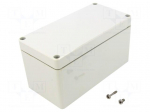 Enclosure: multipurpose | X: 80mm | Y: 160mm | Z: 85mm | EURONORD | grey