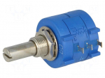 Potentiometer: shaft | multiturn | 1k&Omega; | 2W | &plusmn;5% | 6.35mm | linear