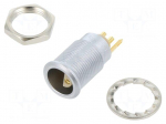 Connector: circular | Series: 0S | socket | male/female | soldering