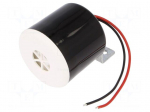 Sound transducer: piezo signaller | with built-in generator | 1mA