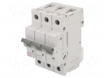 Circuit breaker | 230/400VAC | Inom: 16A | Poles: 3 | Charact: B | 10kA