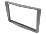 Radio frame | Opel | 2 DIN | grey (dark)