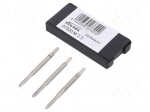 Tap | M2,3 | 0.4 | L: 36mm | Holder: hand | 2.1mm | 3pcs.