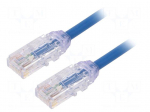 Patch cord | TX6A-28&trade;,U/UTP | Cat: 6a | RJ45 plug,both sides | wire